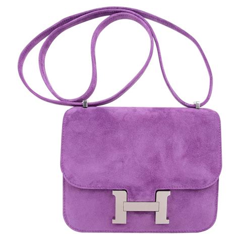 hermes constance purple suede|Hermes constance for sale.